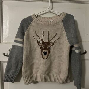 Janie and Jack boys Deer Sweater 3T